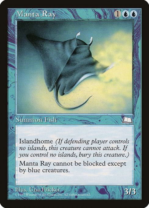 Manta Ray highlighted card art