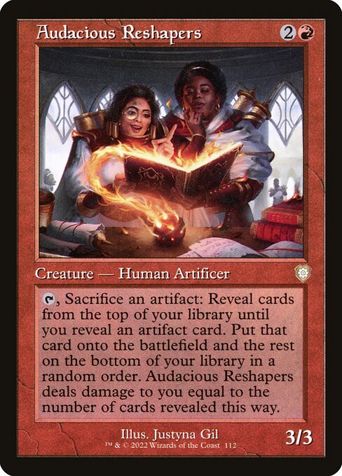 Audacious Reshapers highlighted card art