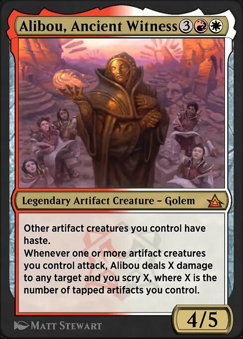 Alibou, Ancient Witness from Through the Omenpaths Bonus Sheet