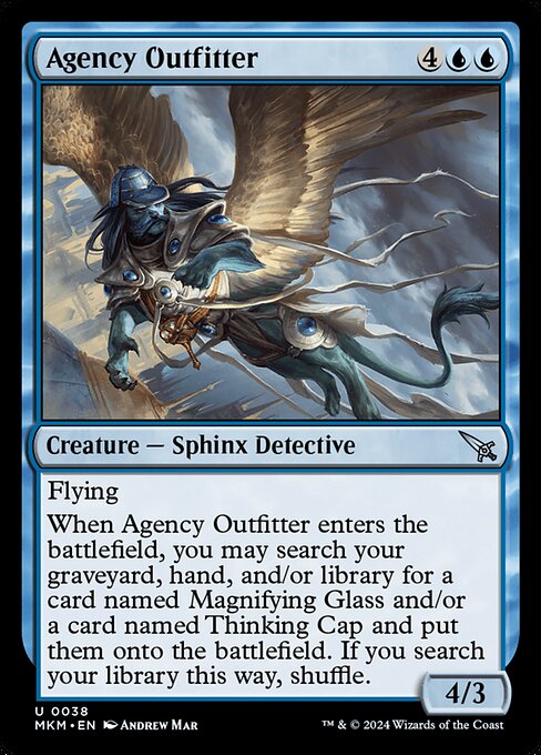 Agency Outfitter highlighted card art