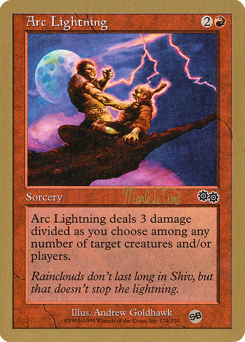 Arc Lightning from World Championship Decks 1999