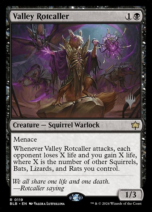 Valley Rotcaller from Bloomburrow Promos