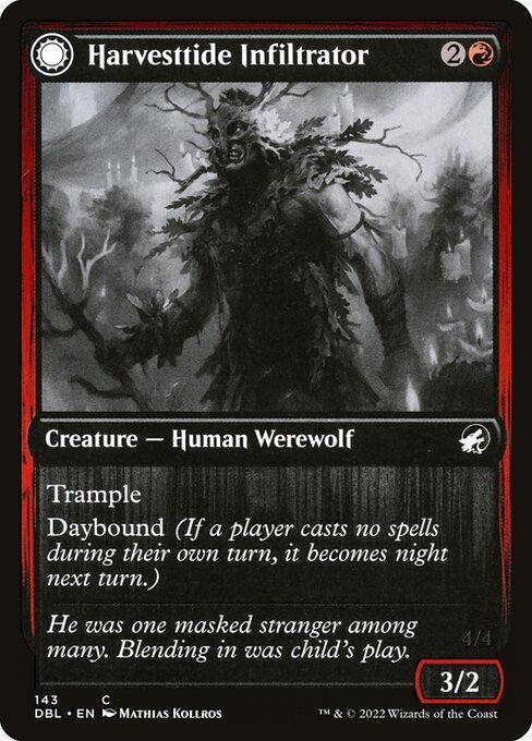 Harvesttide Infiltrator // Harvesttide Assailant from Innistrad: Double Feature