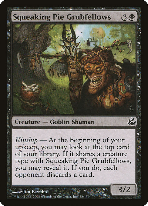 Squeaking Pie Grubfellows highlighted card art