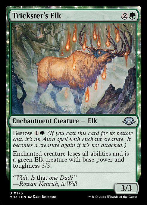 Trickster's Elk highlighted card art
