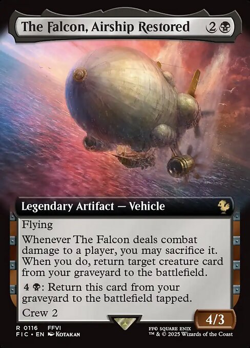 The Falcon, Airship Restored from Final Fantasy Commander