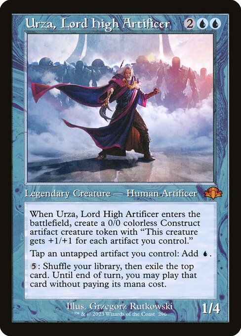 Urza, Lord High Artificer from Dominaria Remastered