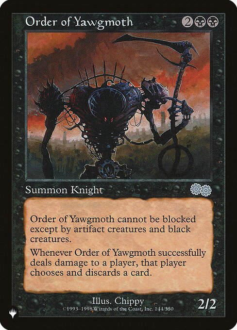 Order of Yawgmoth highlighted card art