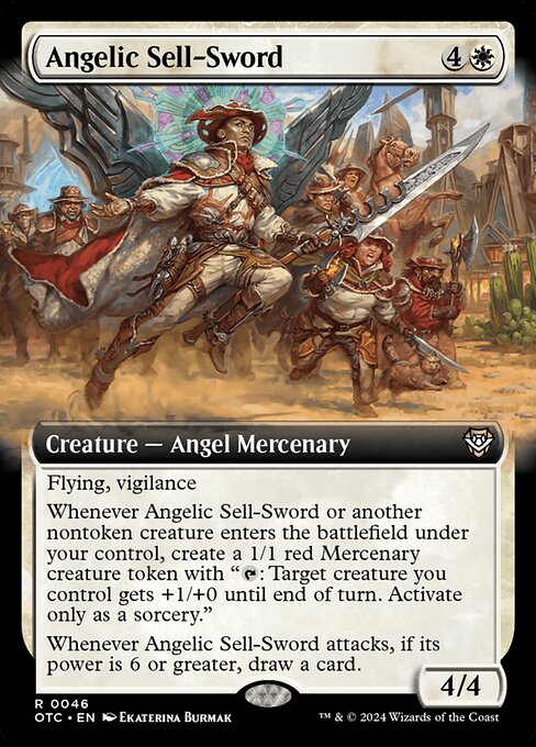 Angelic Sell-Sword from Outlaws of Thunder Junction Commander