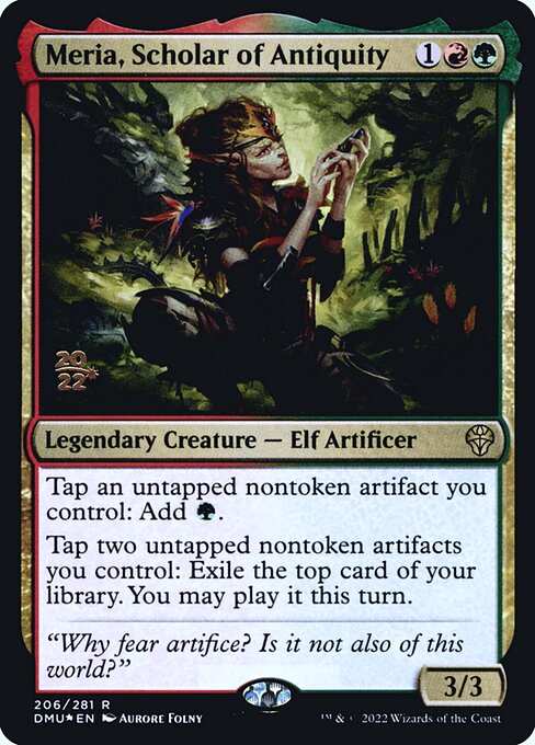 Meria, Scholar of Antiquity from Dominaria United Promos