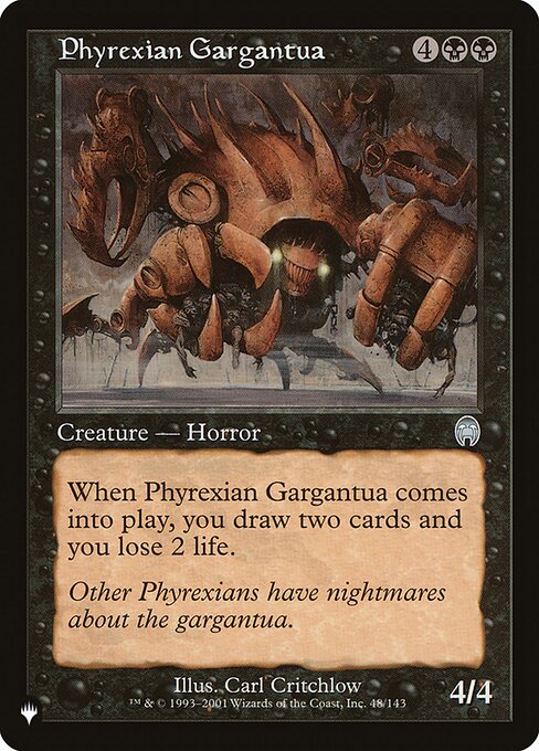 Phyrexian Gargantua highlighted card art