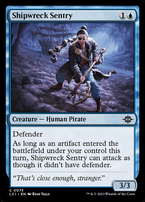Shipwreck Sentry highlighted card art