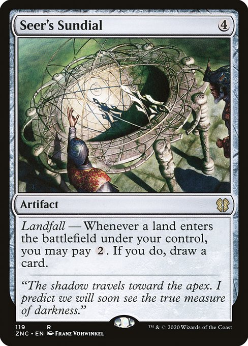 Seer's Sundial from Zendikar Rising Commander