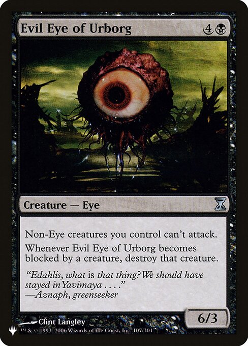 Evil Eye of Urborg highlighted card art
