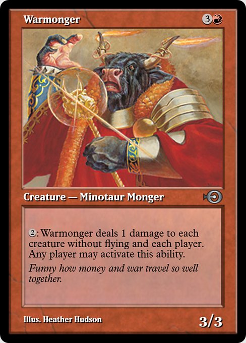 Warmonger highlighted card art