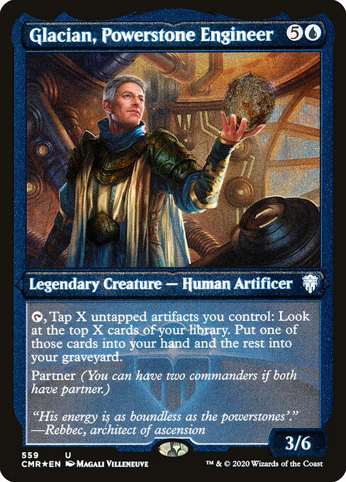 Glacian, Powerstone Engineer from Commander Legends