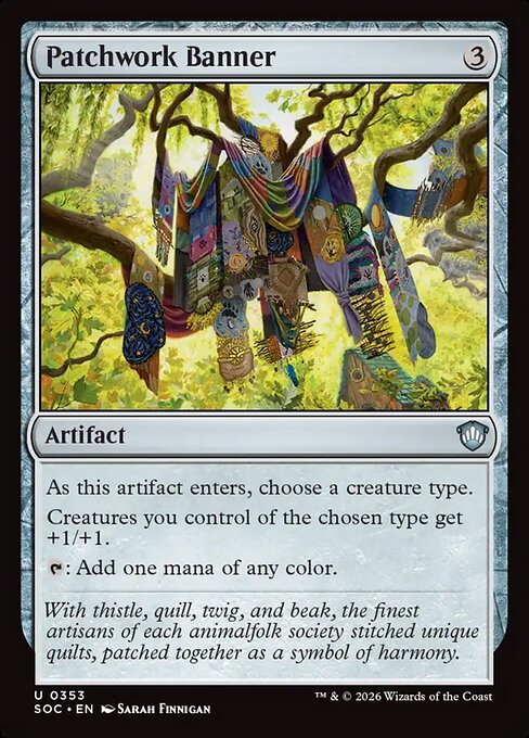 Patchwork Banner from Secrets of Strixhaven Commander