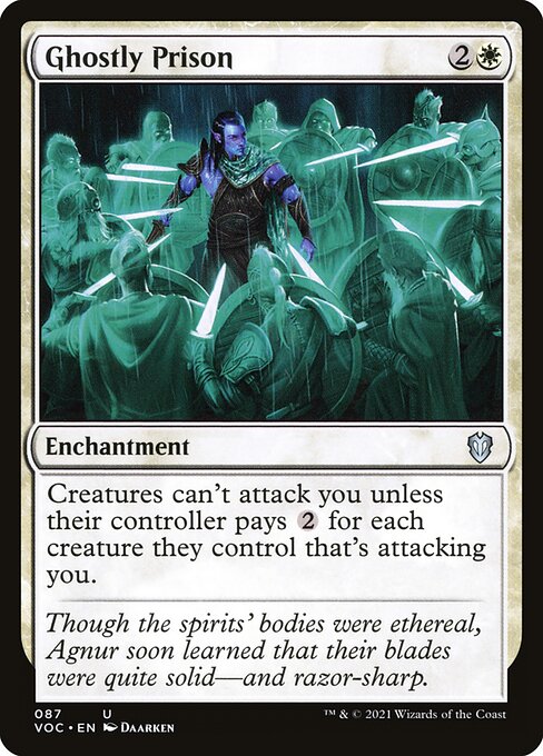 Ghostly Prison from Crimson Vow Commander