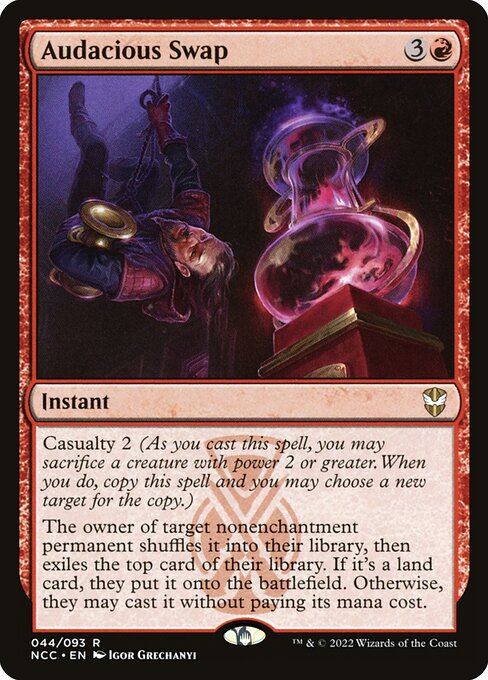 Audacious Swap highlighted card art