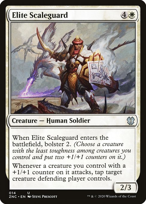 Elite Scaleguard from Zendikar Rising Commander