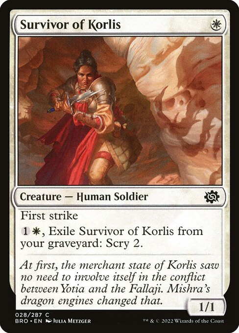 Survivor of Korlis highlighted card art