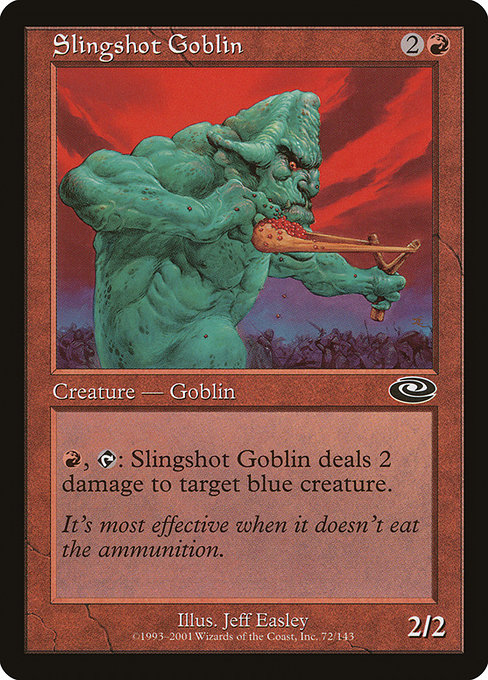 Slingshot Goblin highlighted card art