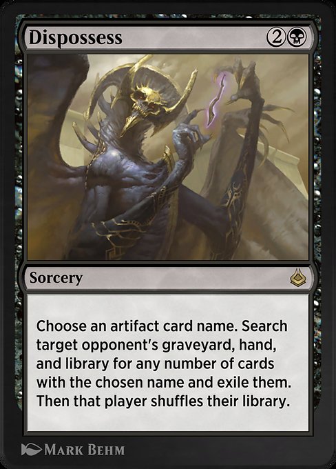 Dispossess highlighted card art