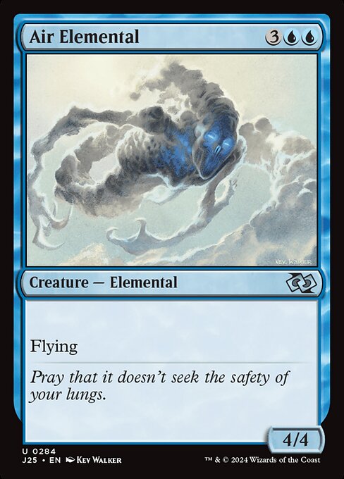Air Elemental highlighted card art