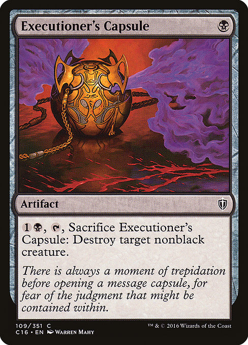 Executioner's Capsule from Commander 2016