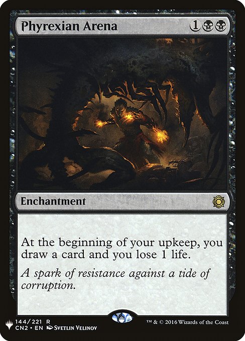 Phyrexian Arena from The List