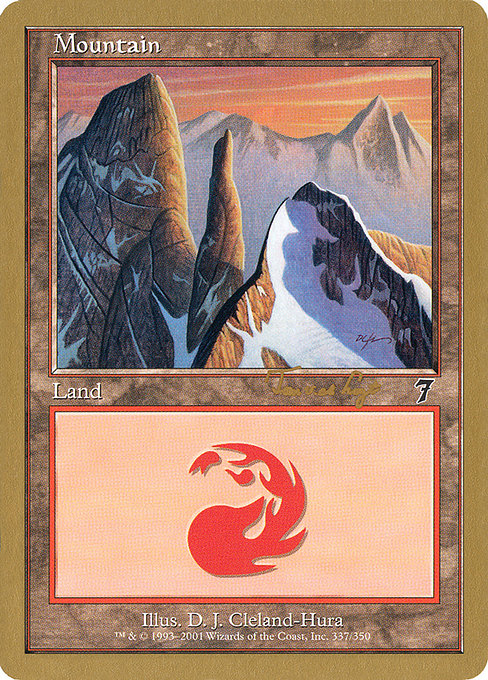 Mountain from World Championship Decks 2001