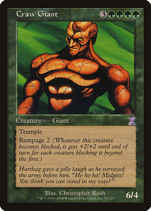 Craw Giant highlighted card art