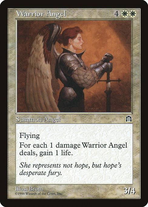 Warrior Angel highlighted card art