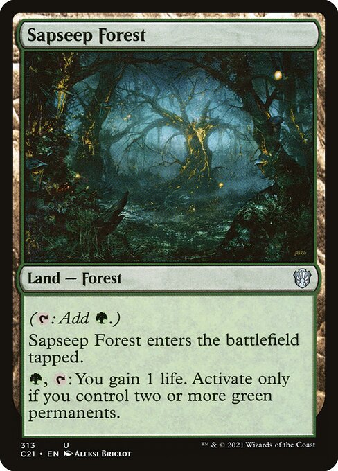 Sapseep Forest highlighted card art