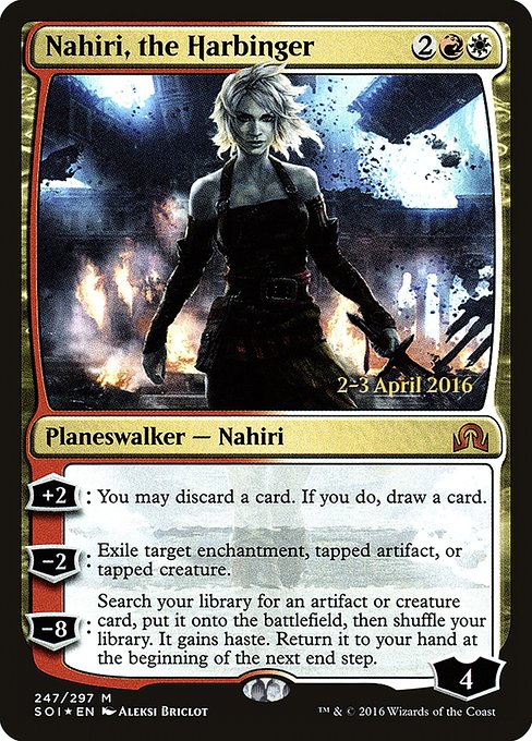 Nahiri, the Harbinger from Shadows over Innistrad Promos