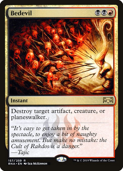 Bedevil from Ravnica Allegiance