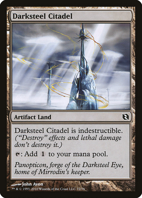 Darksteel Citadel from Duel Decks: Elspeth vs. Tezzeret