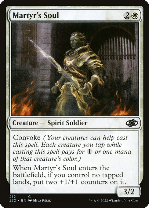 Martyr's Soul highlighted card art