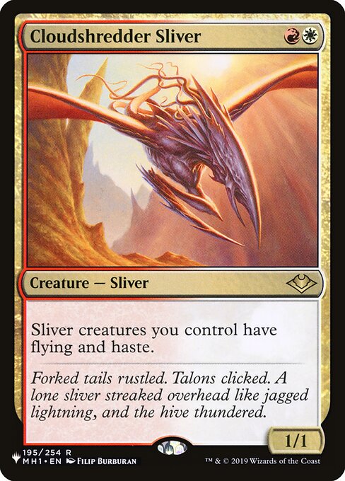 Cloudshredder Sliver highlighted card art