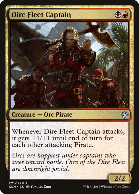 Dire Fleet Captain highlighted card art