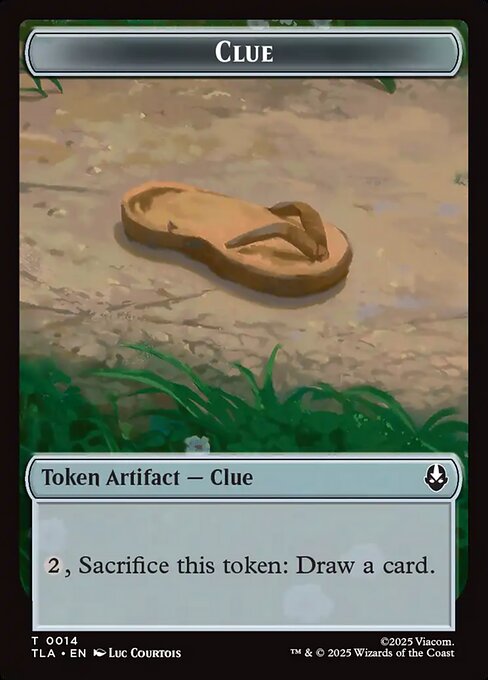 Clue from Avatar: The Last Airbender Tokens
