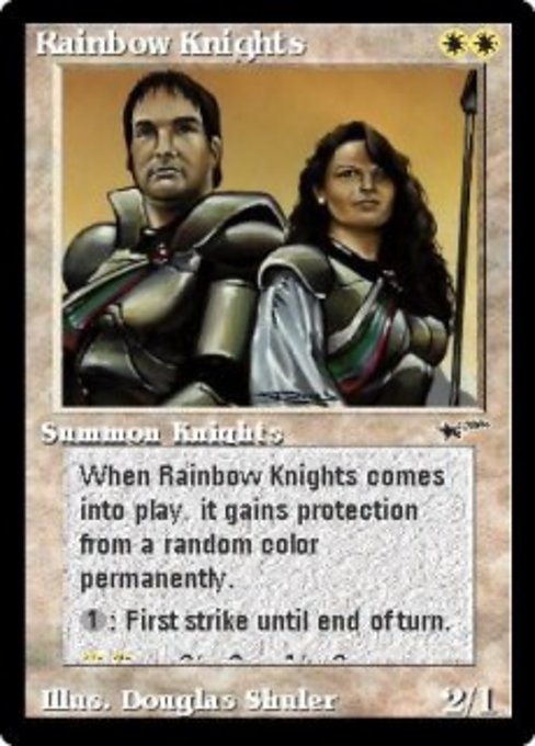 Rainbow Knights highlighted card art