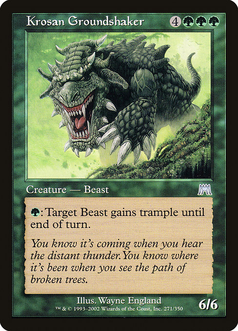 Krosan Groundshaker highlighted card art