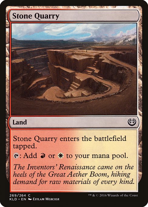 Stone Quarry from Kaladesh