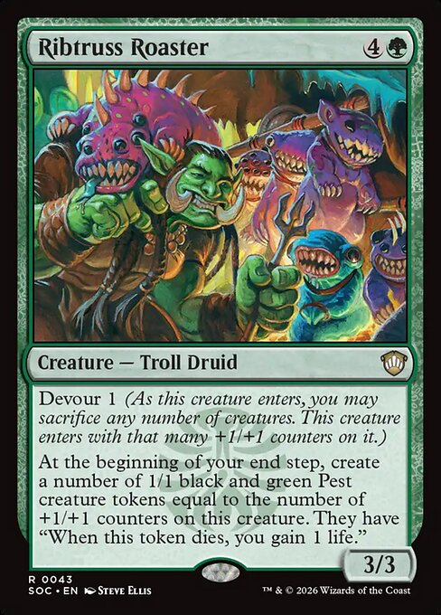 Ribtruss Roaster from Secrets of Strixhaven Commander