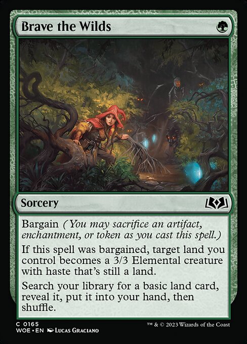Brave the Wilds highlighted card art