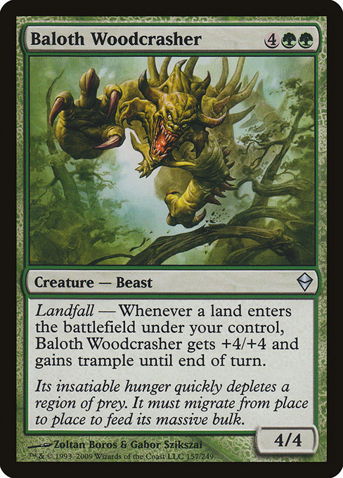 Baloth Woodcrasher from Zendikar