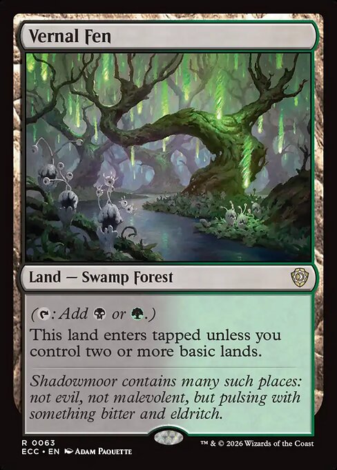 Vernal Fen from Lorwyn Eclipsed Commander