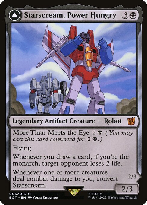 Starscream, Power Hungry // Starscream, Seeker Leader from Transformers