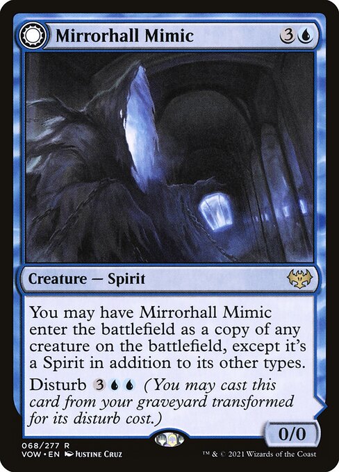 Mirrorhall Mimic // Ghastly Mimicry from Innistrad: Crimson Vow